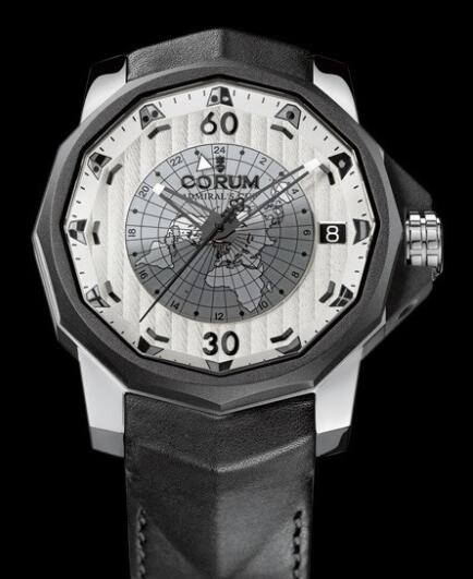 Corum Admiral's Cup Challenger 48 Day & Night Replica Watch 171.951.95/0061 AK12 Titanium - Grey Dial
